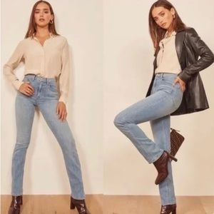 Reformation Cyprus Audrey high straight jean